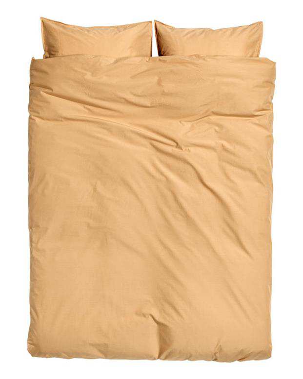ست کاور لحاف دونفره کرم H&M